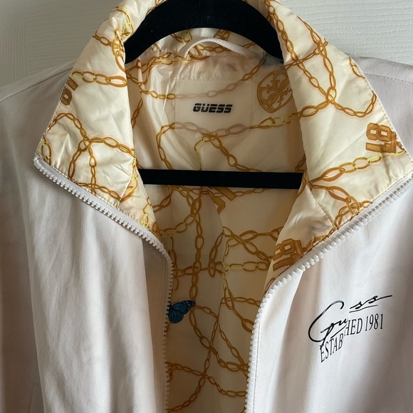 GUESS Della Cropped Bomber Jacket size small - Picture 3 of 9